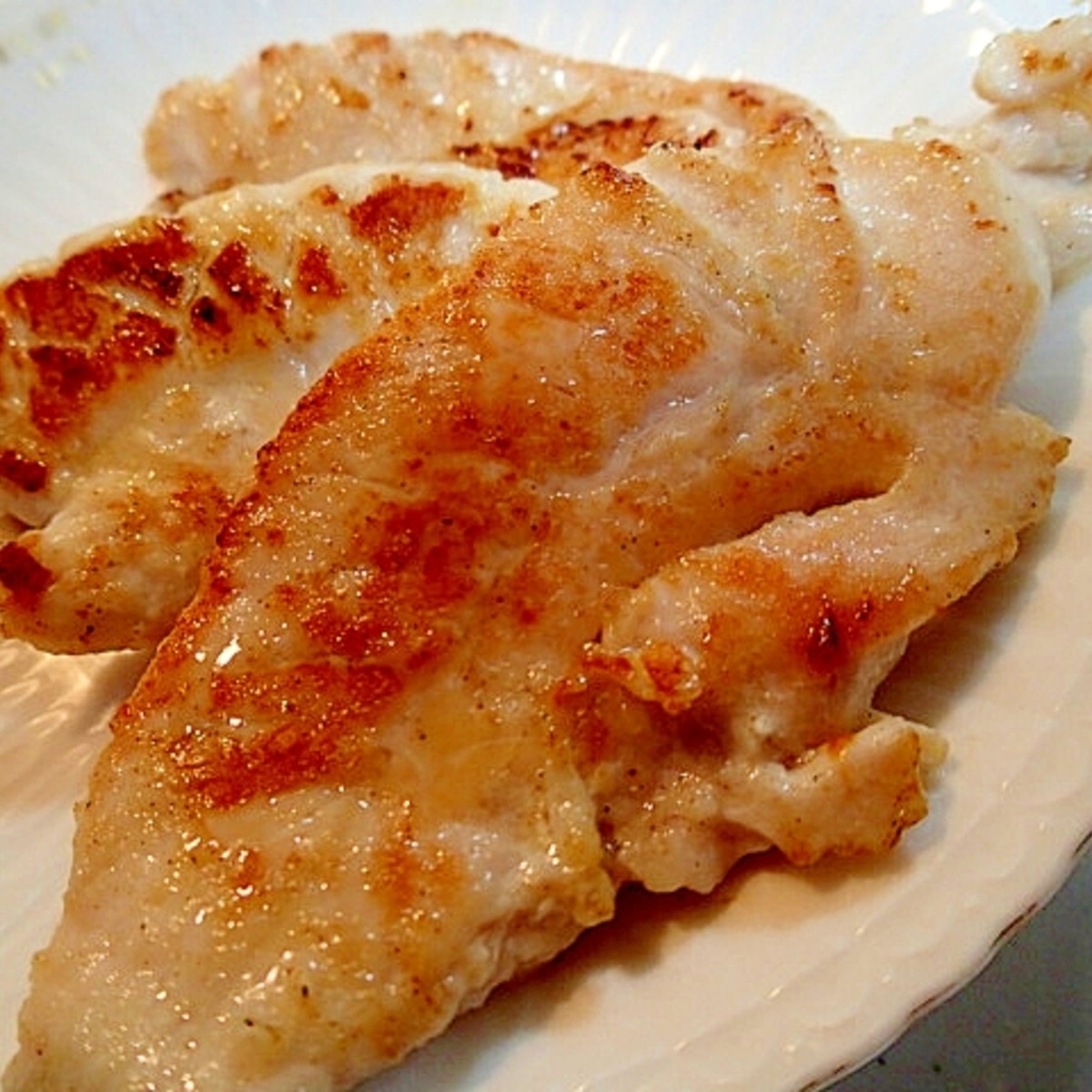 大蒜マヨで ささみのムニエル レシピ 作り方 By ぷ みぃまま 楽天レシピ